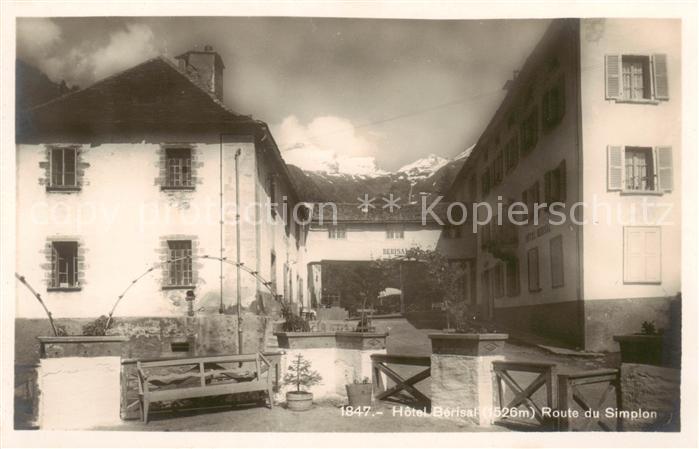 Simplon 2500m VS Hotel Berisal - Route du Simplon