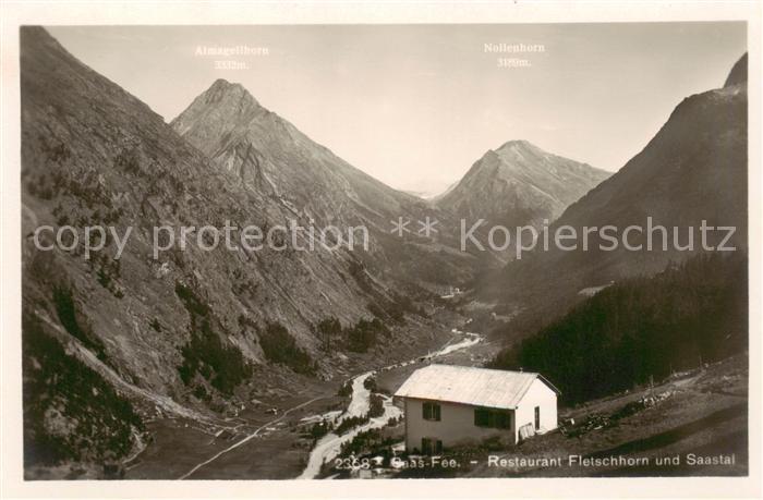 Saas-Fee VS Restaurant Fletschhorn u. Saastal