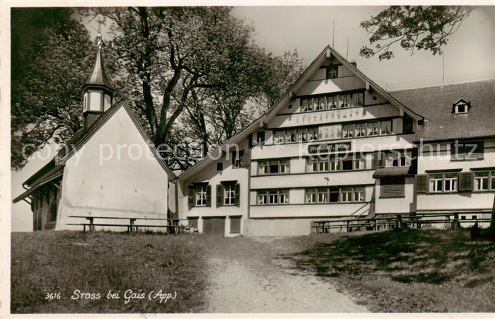 Stoss Altstaetten Wirtschaft z. Stoss Aussenansicht