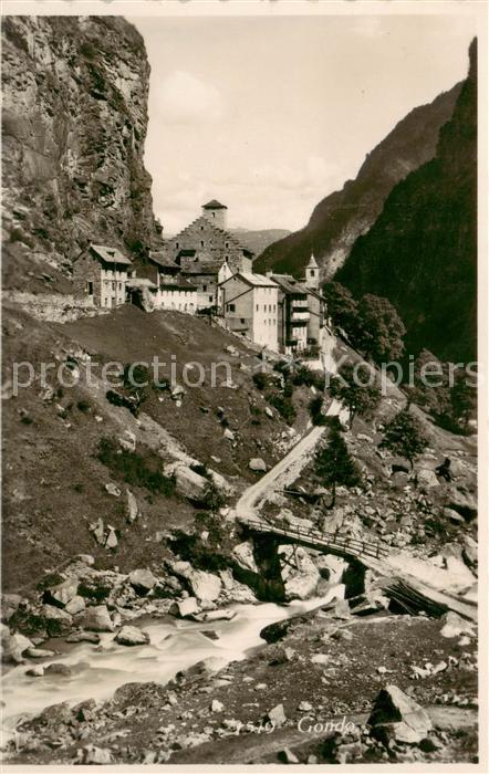 Gondo VS Gesamtansicht m. Bergbach