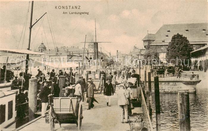 Konstanz Bodensee Am Landungssteg