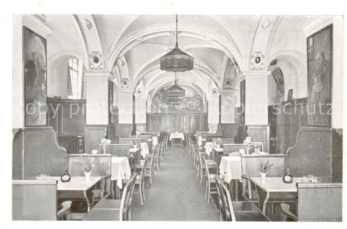 Muenchen Bayern Weinrestaurant Apostel-Keller Innenansicht