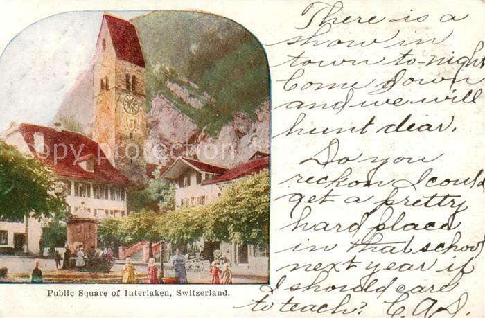 Interlaken BE oeffentlicher Platz