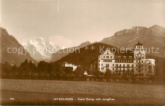 Interlaken BE Hotel Savoy m. Jungfrau