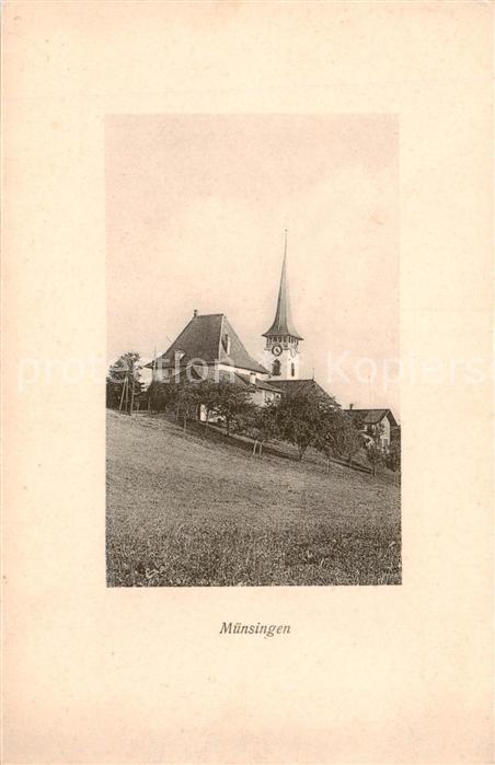 Muensingen Konolfingen BE Kirche Aussenansicht