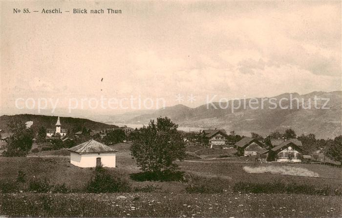 Aeschi BE Blick nach Thun