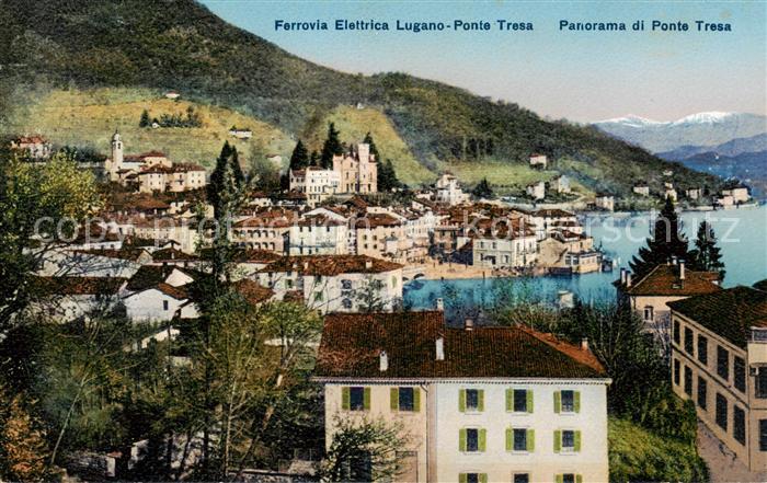 Ponte-Tresa TI Panorama