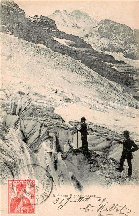 Eigergletscher BE Partie auf dem Eigergletscher