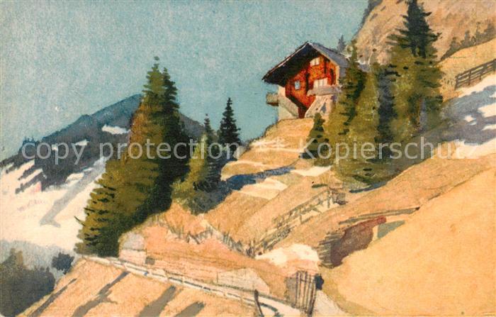 Adelboden BE Chalet - Malerei