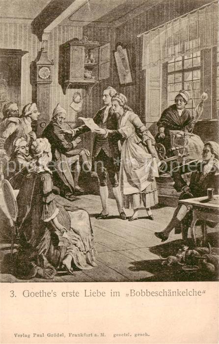 Frankfurt Main Goethes erste Liebe im Bobbeschaenkelche