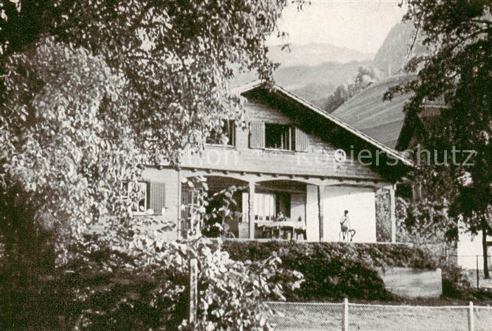 Beckenried Vierwaldstaettersee Chalet Ab der Halde Aussenansicht