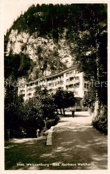 Weissenburg BE Bad Kurhaus Waldhaus Aussenansicht