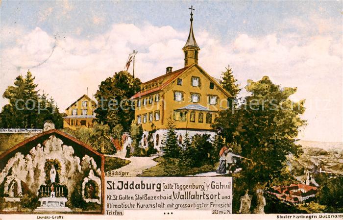 St Iddaburg Gaehwil SG Kloster-Fischingen-Dussnang Lourdes-Grotte Restaurant d.