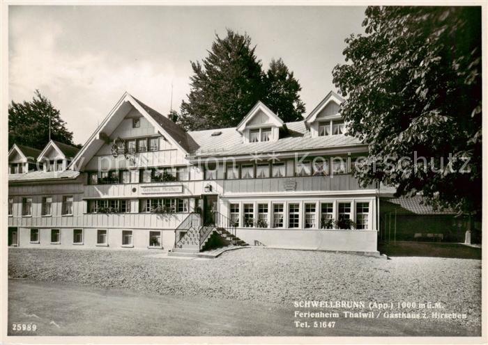 Schwellbrunn Ferienheim Thalwil - Gasthaus z. Hirschen