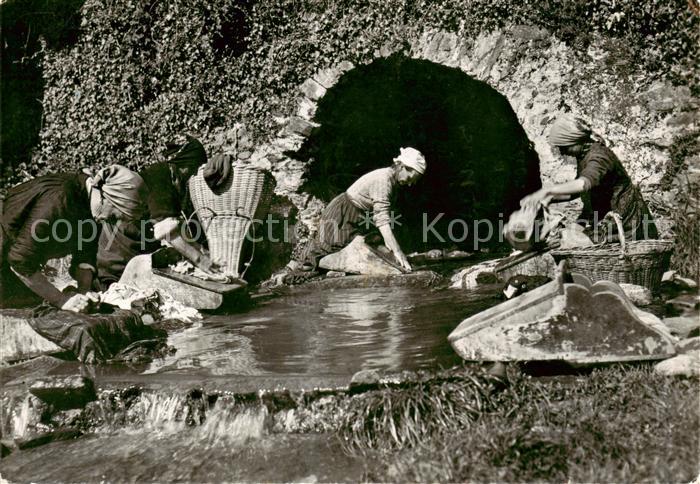 Ascona Lago Maggiore TI Waschfrauen
