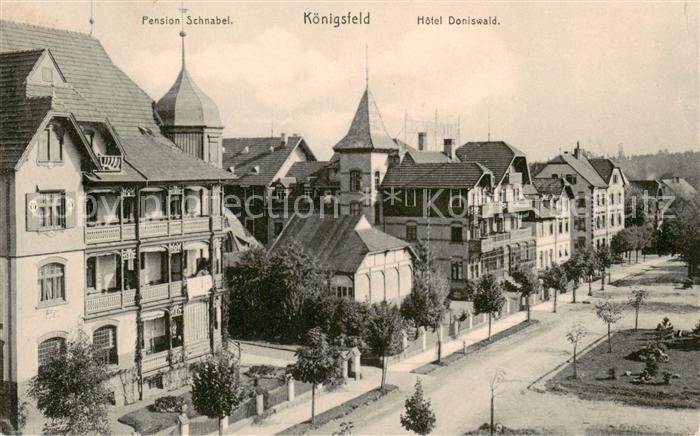 Koenigsfeld Schwarzwald Pension Schnabel Hotel Doniswald