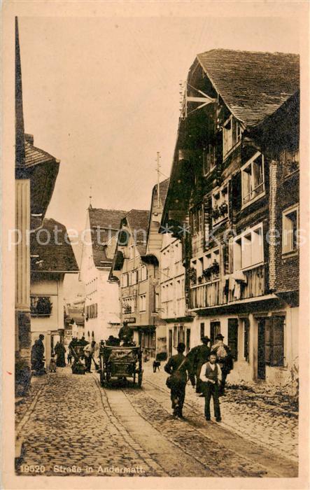 Andermatt UR Strassenpartie