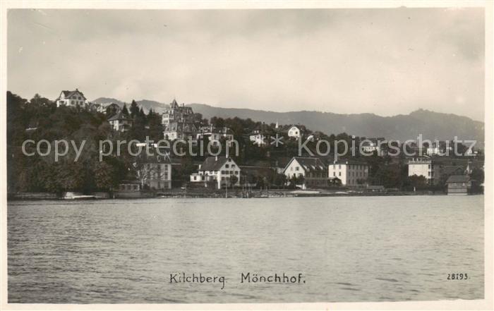 Kilchberg  ZH und Moenchhof Ansicht vom See aus