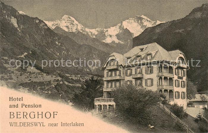 Wilderswyl Wilderswil BE Hotel Pension Berghof Berner Alpen