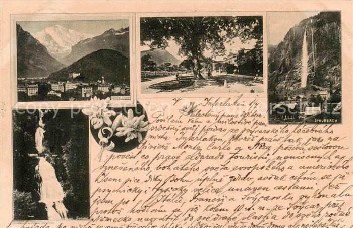 Interlaken BE Panorama Staubach Wasserfall Schlucht