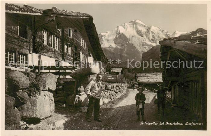 Gsteigwiler BE Dorfstrasse Berner Alpen