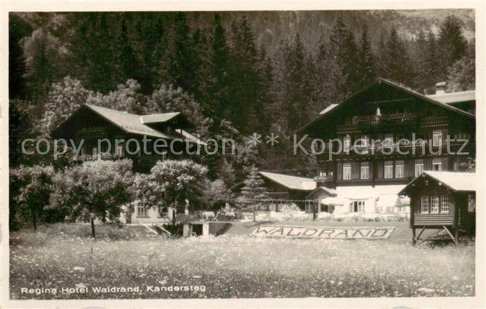 Kandersteg BE Regina Hotel Waldrand