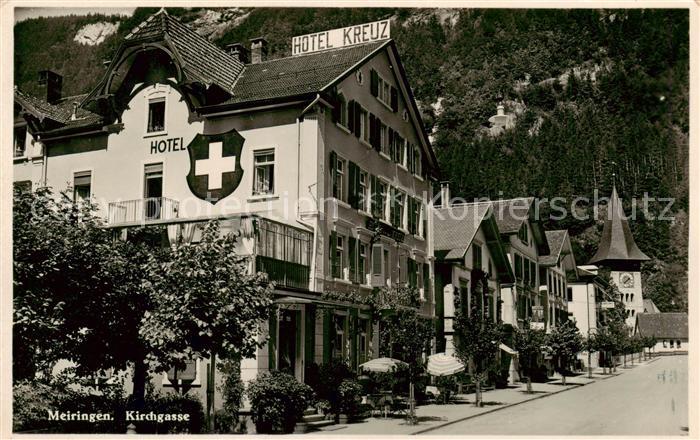 Meiringen BE Hotel Kreuz Kirchgasse