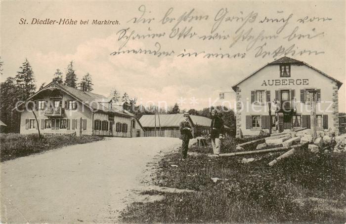 Markirch Ste-Marie-aux-Mines 68 St. Diedler Hoehe Auberge Feldpost