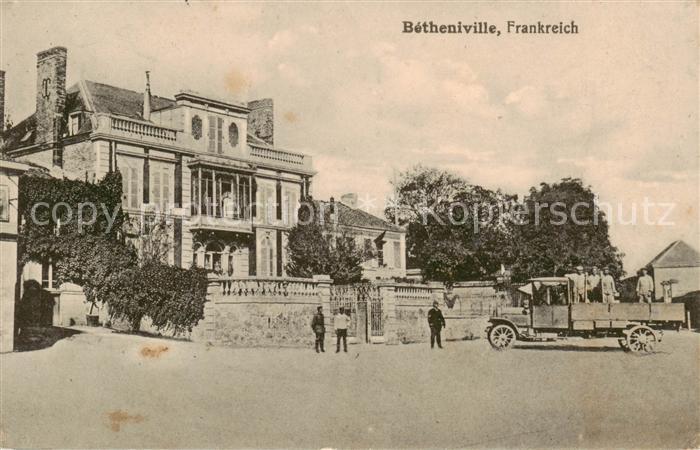 Betheniville 51 Marne Lastwagen Zentrum