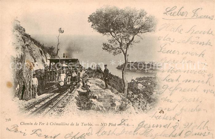 La Turbie 06 Chemin de fer a cremaillière