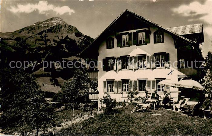 Scharnachtal Scharnachthal BE Pension Wenger mit dem Niesen