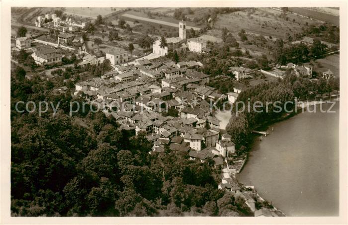 Caslano TI Ort am Luganer See