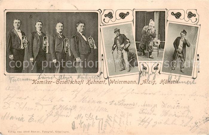 Goeppingen Komiker Gesellschaft Kuhnert Weiermann Atzig Haensen Gruppenbild