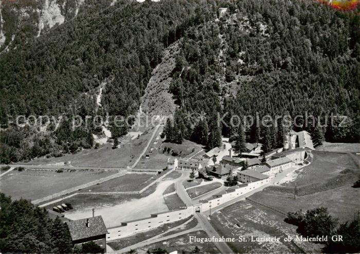 St Luzisteig Flaesch GR Fliegeraufnahme