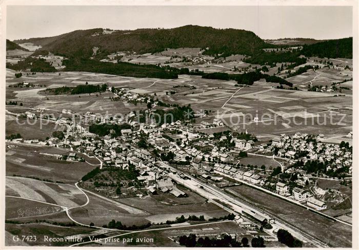 Reconvilier Reconvillier Rokwiler BE Vue prise par avion Feldpost