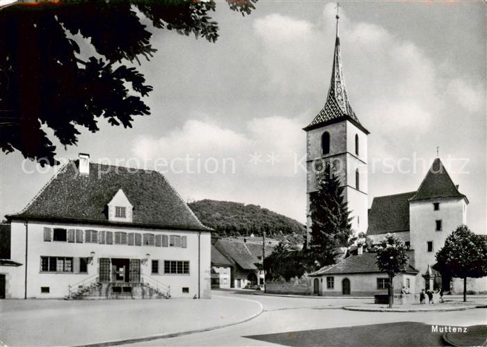 Muttenz Motiv mit Kirche