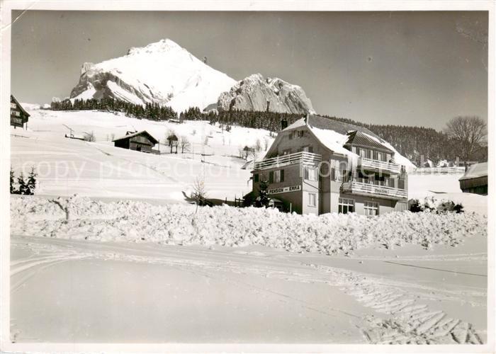 Lisighaus Wildhaus SG Hotel Pension Erika Winterpanorama