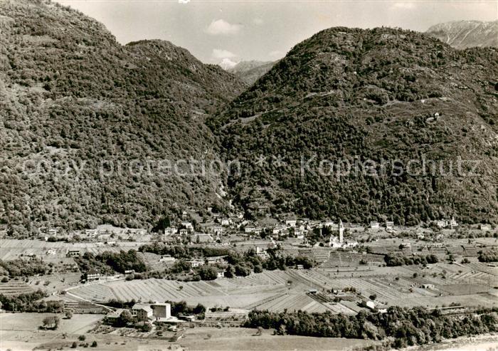 Verscio TI Fliegeraufnahme