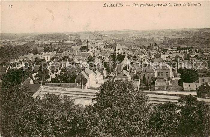 Etampes 91 Vue Generale prise de la Tour de Guinette