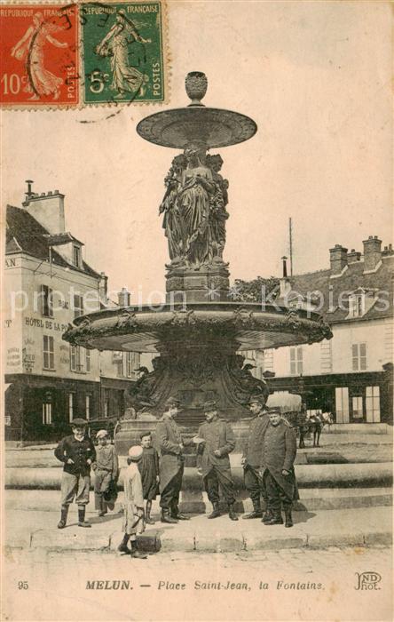 Melun 77 Place Saint Jean Fontaine