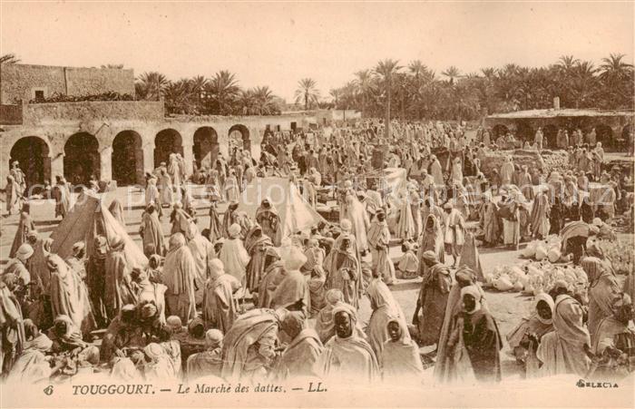 Touggourt Algerie Marché des dattes