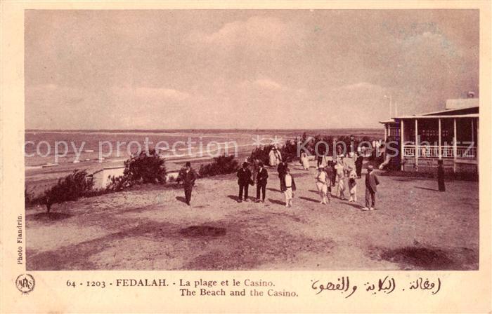 Fedalah Fedala Maroc La plage et le casino