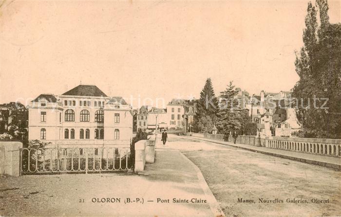 Oloron-Sainte-Marie 64 Pyrenees-Atlantiques Pont Sainte Claire