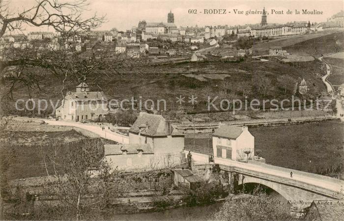 Rodez 12 Pont de la Mouline et vue Generale