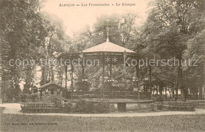 Alencon 61 Les Promenades et le Kiosque