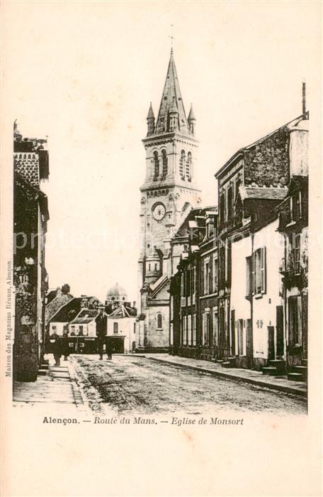 Alencon 61 Route du Mans Eglise de Monsort