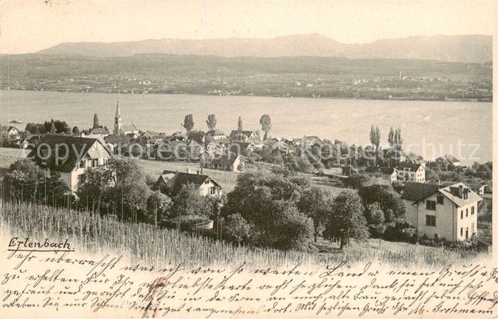 Erlenbach ZH Panorama Zuerichsee