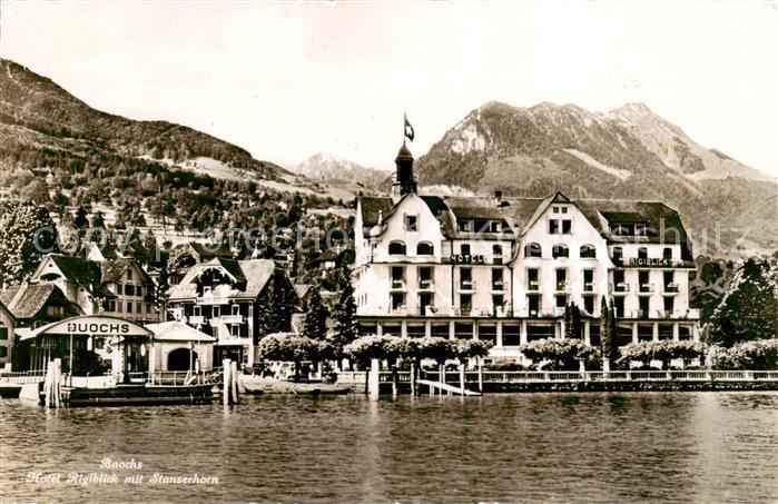 Buochs Hotel Rigiblick am Vierwaldstaettersee mit Rigiblick