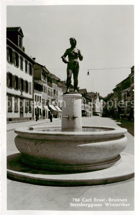 Winterthur  ZH Carl Ernst Brunnen Steinberggasse