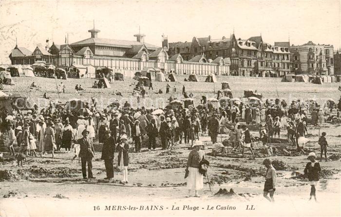 Mers-les-Bains 80 La plage et le casino